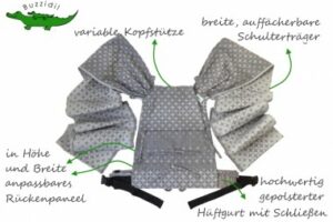 Wrapidil WrapTai Babytrage zum Binden, Vorführmodell