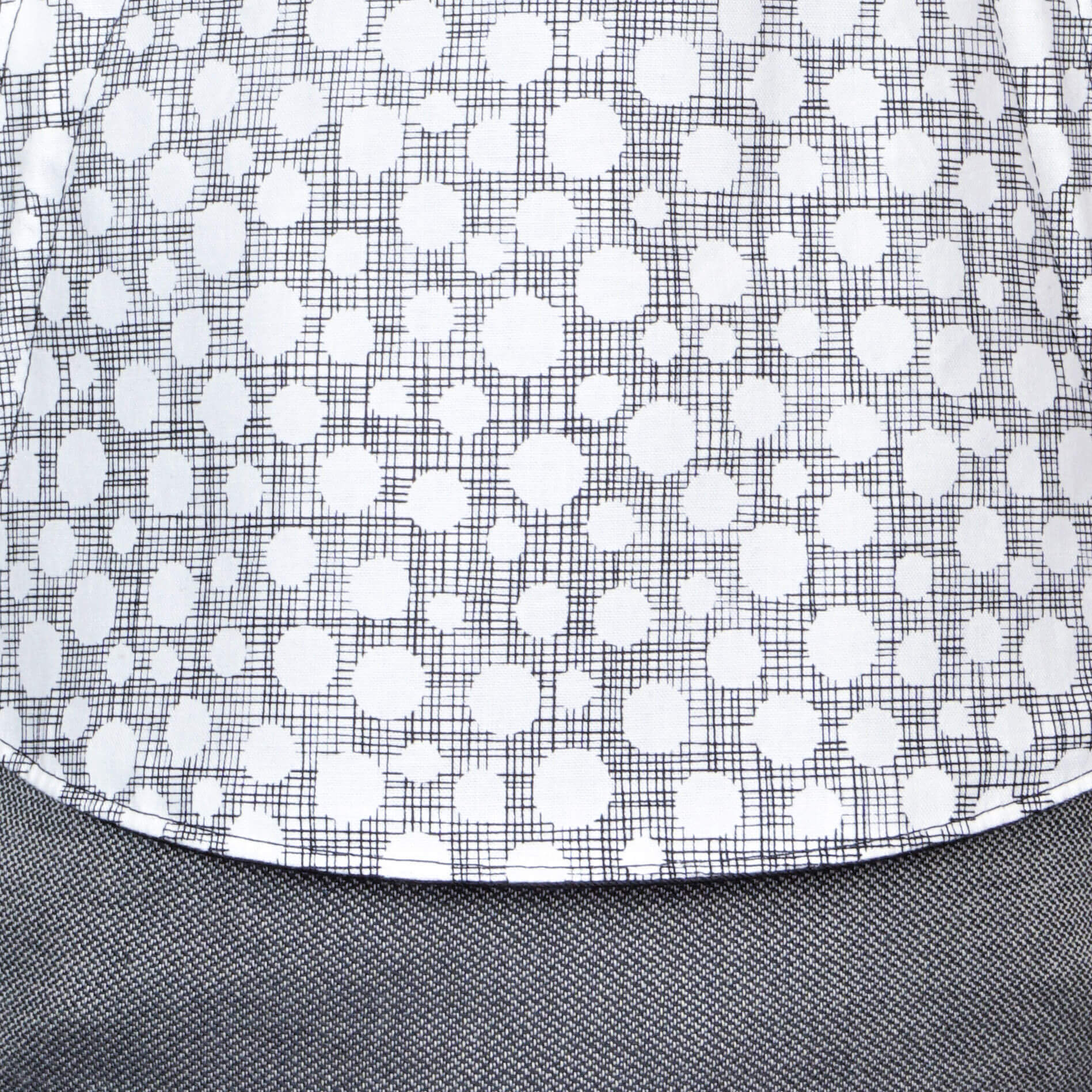 Frl. Hübsch Mei Tai Babysize "Graphic Dots Dunkelgrau" Version 2019 – Bild 3