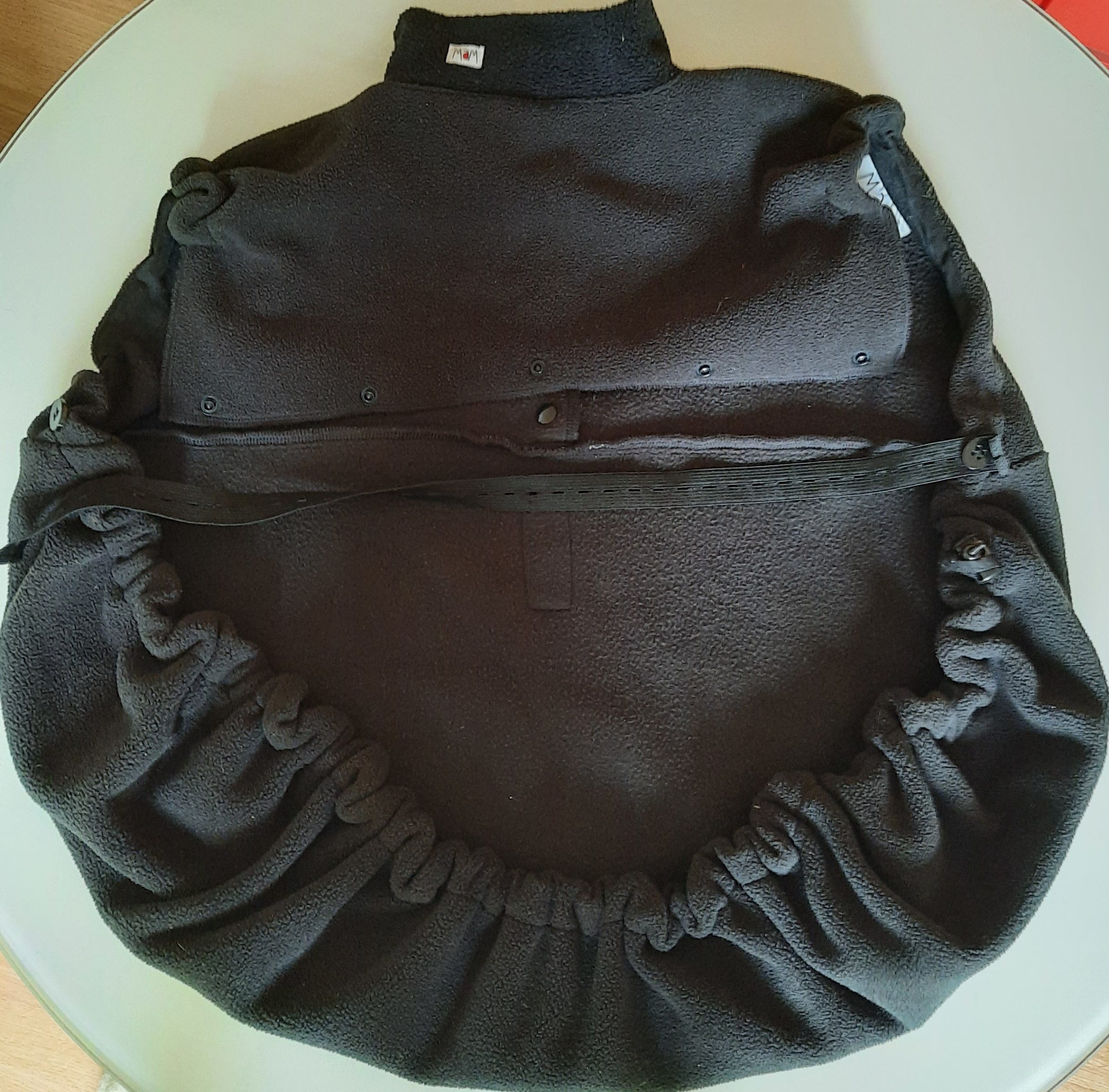Manduca by MaM Tragecover Cold Weather Insert schwarz, wenig gebraucht – Bild 4