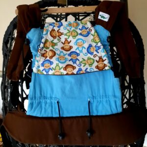 Buzzidil Komforttrage Babysize „Affen“, wenig gebraucht